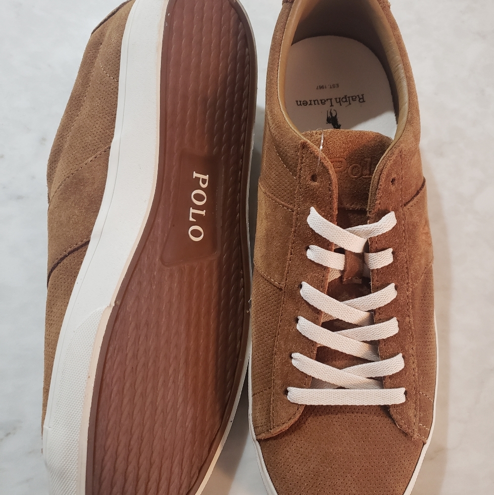 COPY - New Polo brown suede sneakers